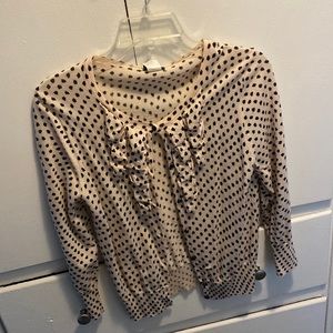 JCREW Polka Dot Cardigan